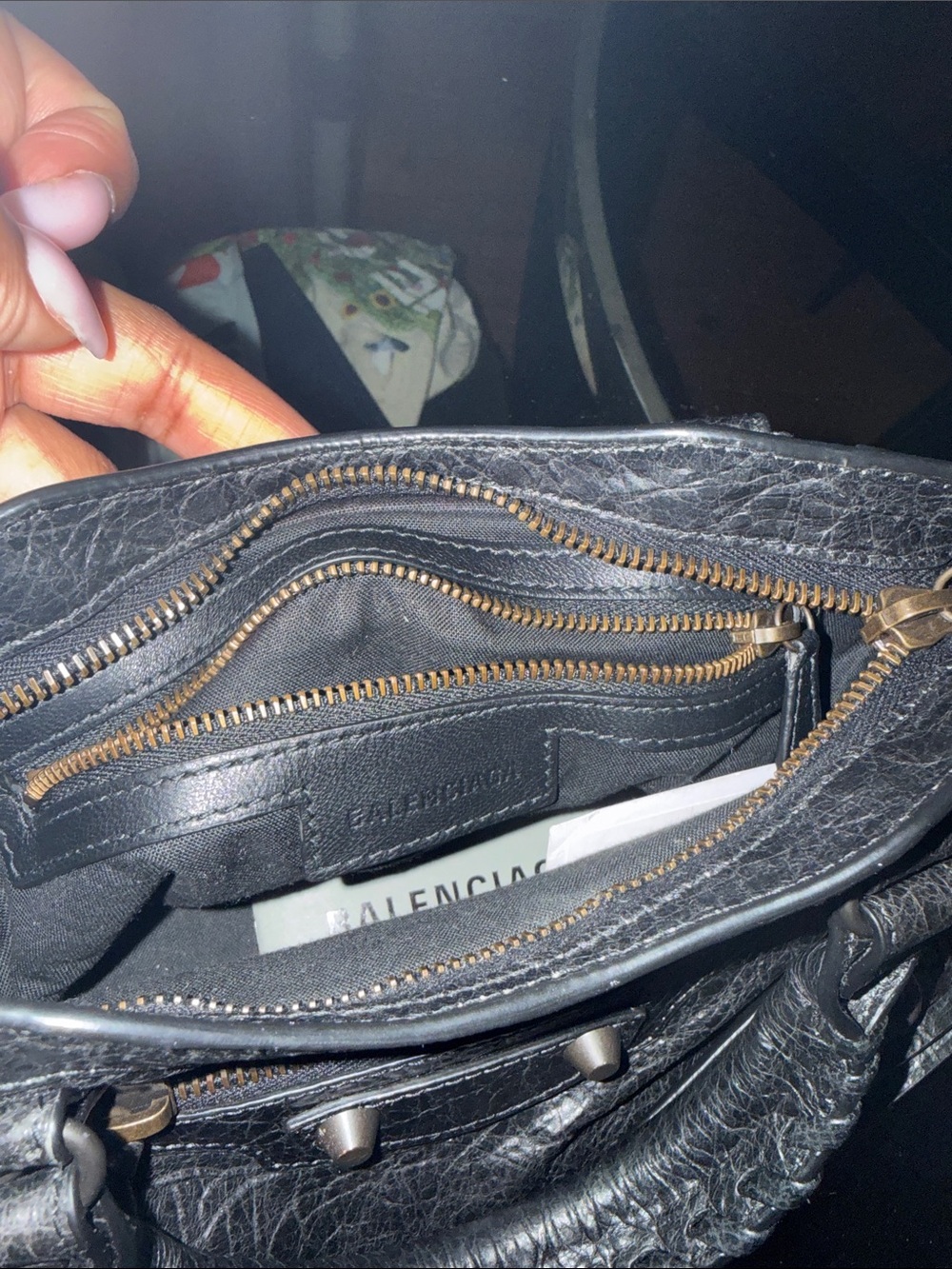 Balenciaga Mini City Satchel in Black Leather - Picture 13 of 13
